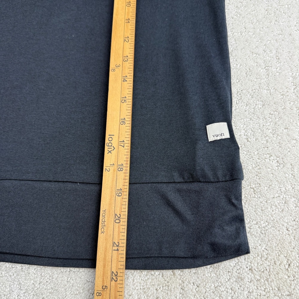 Vuori Daydream Crew Women Small Black Long Sleeve Performance Top VW133 - Picture 8 of 11